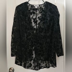 Patra Semi Sheer Duster Jacket